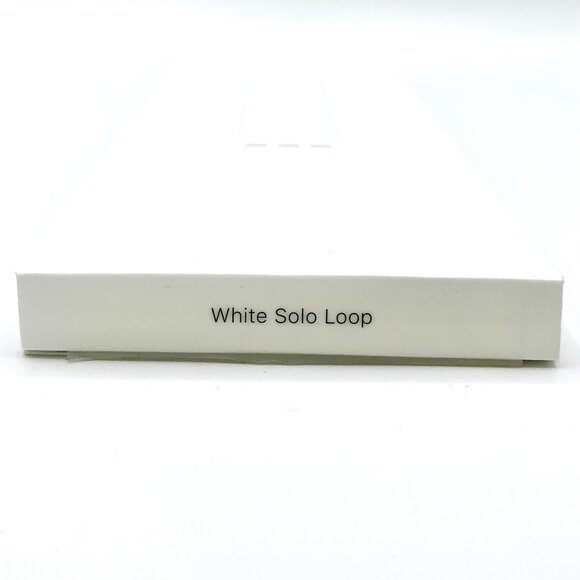 Genuine Apple Watch Silicon Solo Loop Band 40mm size 6 Watch 4 5 6 7 8 SE -white - Picture 7 of 16
